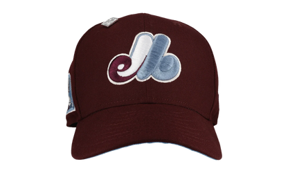 59FIFTY Montreal Expos Olympic Stadium Fitted Hat "Plum / Ice" NE170