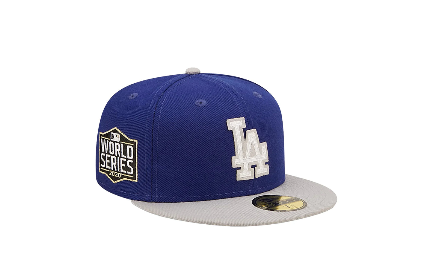 Los Angeles Dodgers Letterman 59FIFTY Fitted Cap "Blue" 60296433