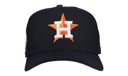 9FIFTY Houston Astros 2017 Team Color A Frame Snapback Hat "Black (Grey Brim)" NE474