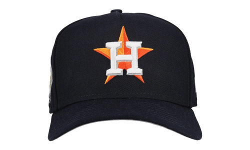 9FIFTY Houston Astros 2017 Team Color A Frame Snapback Hat "Black (Grey Brim)" NE474
