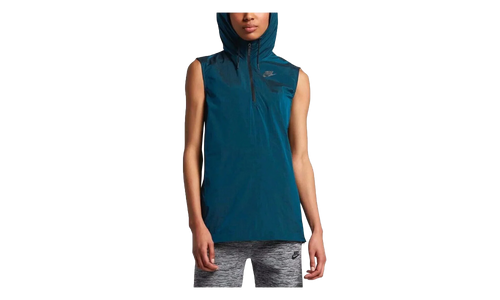 Sportswear Tech Hypermesh Sleeveless Hooded Vest WMNS "Navy" 833464 457
