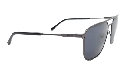 Rectangle Sunglasses "Matte Silver" L194S-033
