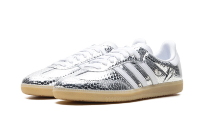 Adidas Samba OG WMNS "Patent Snakeskin Silver Metallic" IH9016