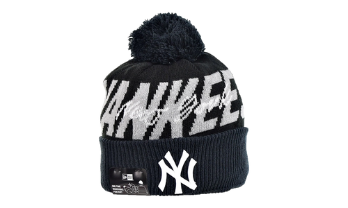 New York Yankees Confident Knit Beanie "Black / Grey" 60268826
