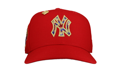 59FIFTY New York Yankees 1999 World Series Tie Dye Fitted Hat "Red Tie Dye" NE254