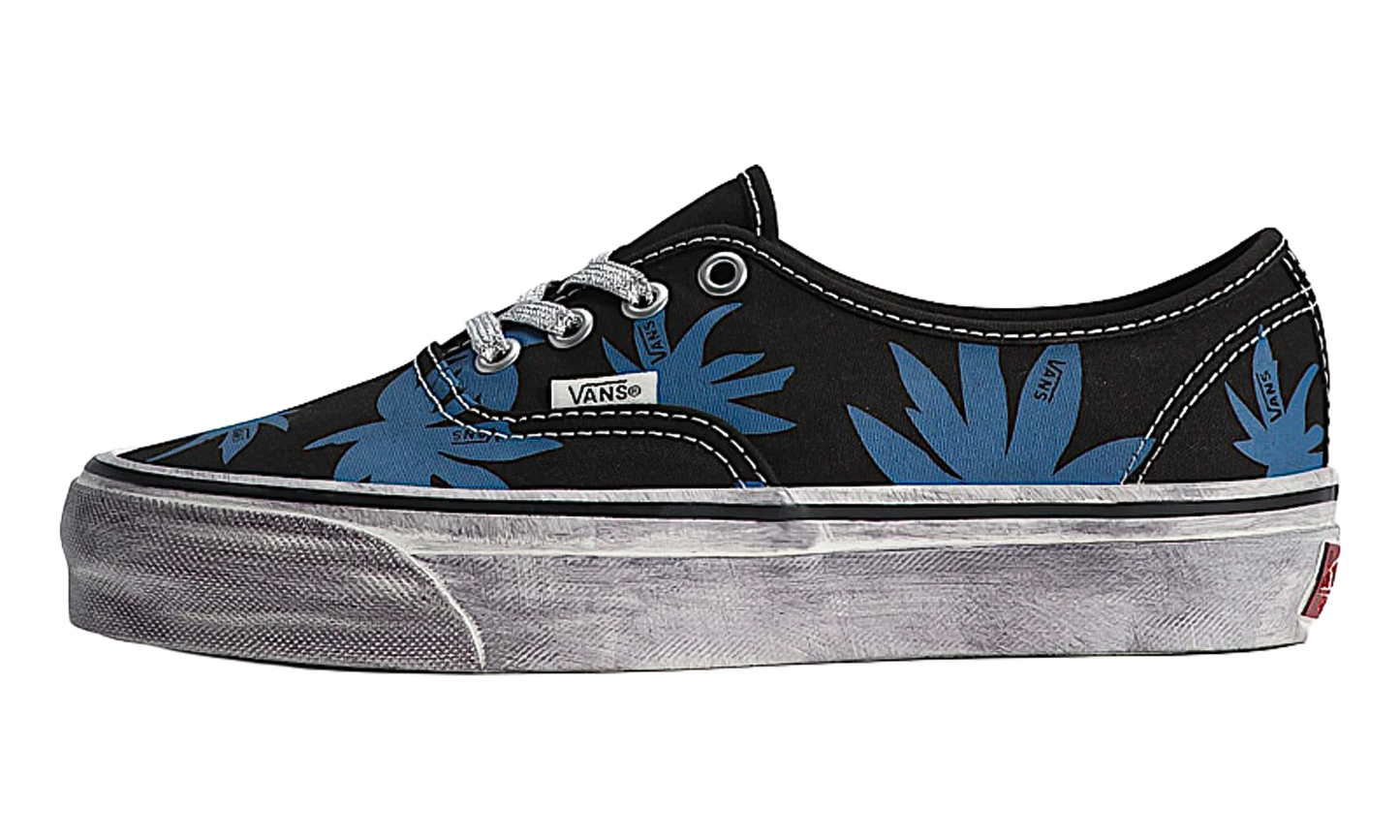 Premium Authentic "Archive Palms Black Blue" VN000DB8CJI