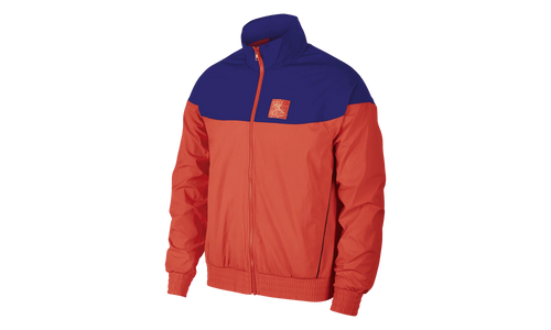 Air Jordan Tinker Legacy Windbreaker Jacket "Ember Glow / Light Concord" BQ0295 850