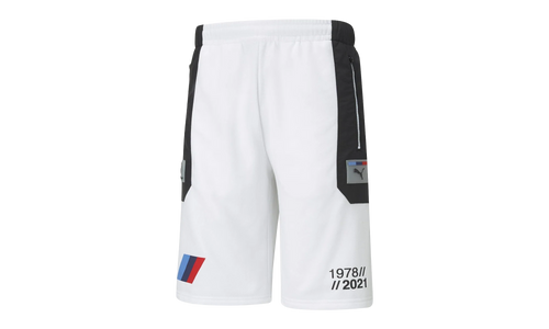 BMW Motorsport Street Sweat Shorts 11" "White" 599488 02