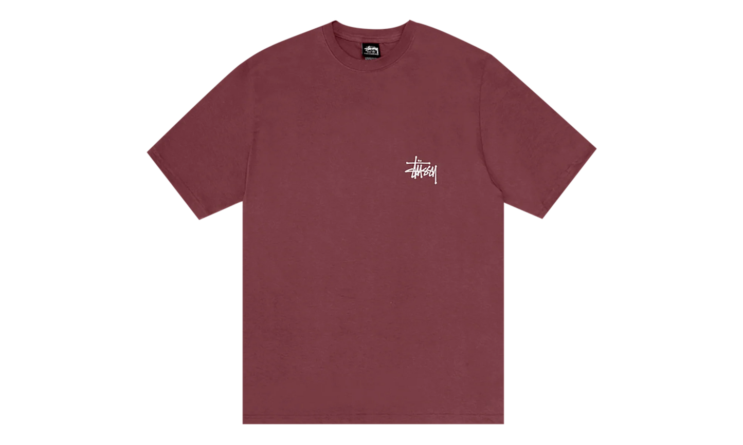 Basic Tee "Oxblood" STUS415