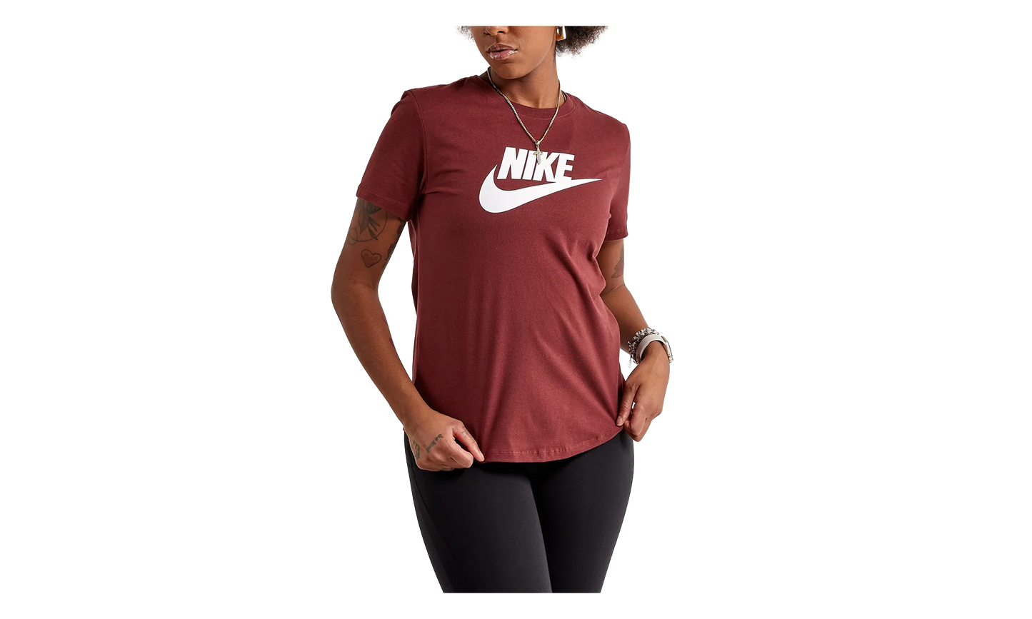 NSW Essentials Logo T-Shirt WMNS "Dark Team Red" DX7906 619