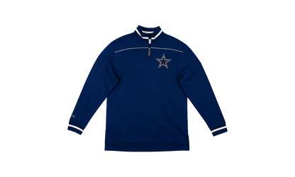 NFL Team Issued French Terry 1/4 Zip Pullover "Dallas Cowboys - Navy" FQZPAJ19031 DCONAVY