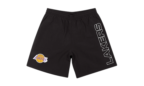 NBA Nylon Short "Los Angeles Lakers - Black" SHORAJ19015 LALBLCK