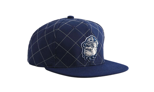 NCAA Quilted Taslan Snapback "Georgetown Hoyas - Navy" HHSS3170 GTWYYPPPNAVY