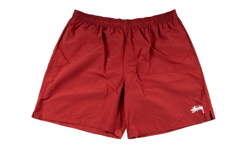 Basic Logo Water Short "Red" STUS432