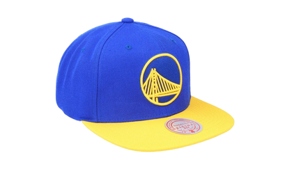 NBA Team 2 Tone 2.0 Snapback Cap "Golden State Warriors - Royal / Yellow" HHSS3264 GSWYYPPPRYYW