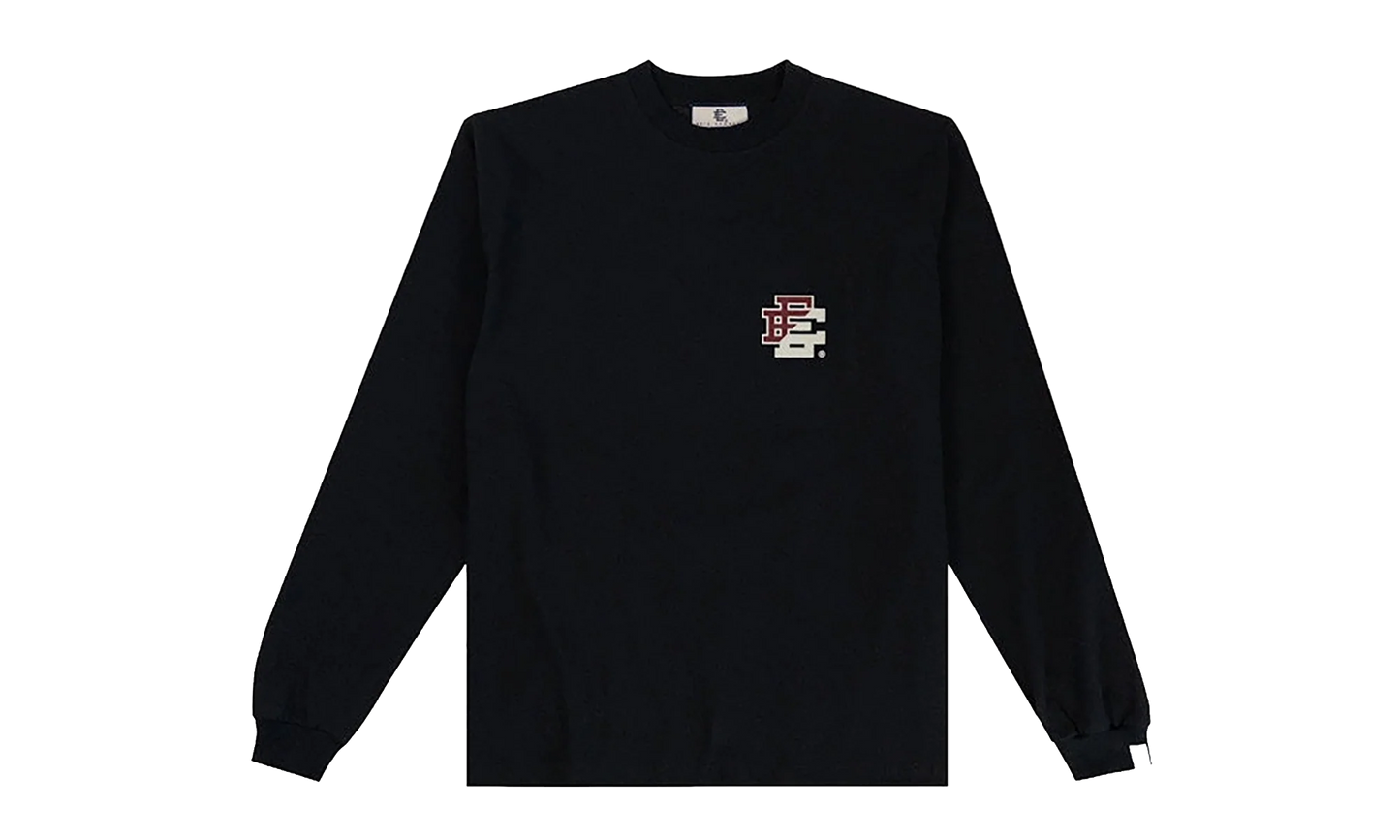EE LONG SLEEVE T-SHIRT "FW23 - Black/Maroon/Ivory" EE583