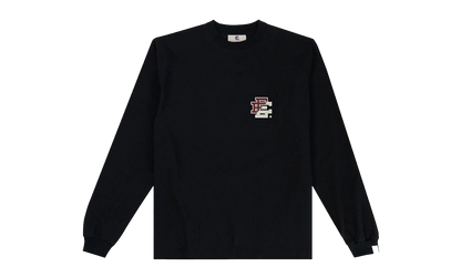 EE LONG SLEEVE T-SHIRT "FW23 - Black/Maroon/Ivory" EE583