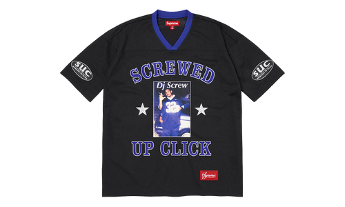 DJ Screw Football Jersey "SS26 - black" SU27360