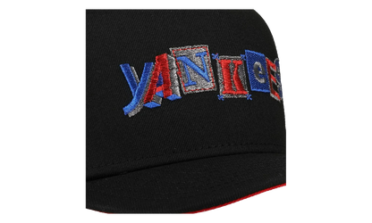 9FIFTY New York Yankees 2003 World Series A Frame Snapback Hat "Black / Metallic" NE268