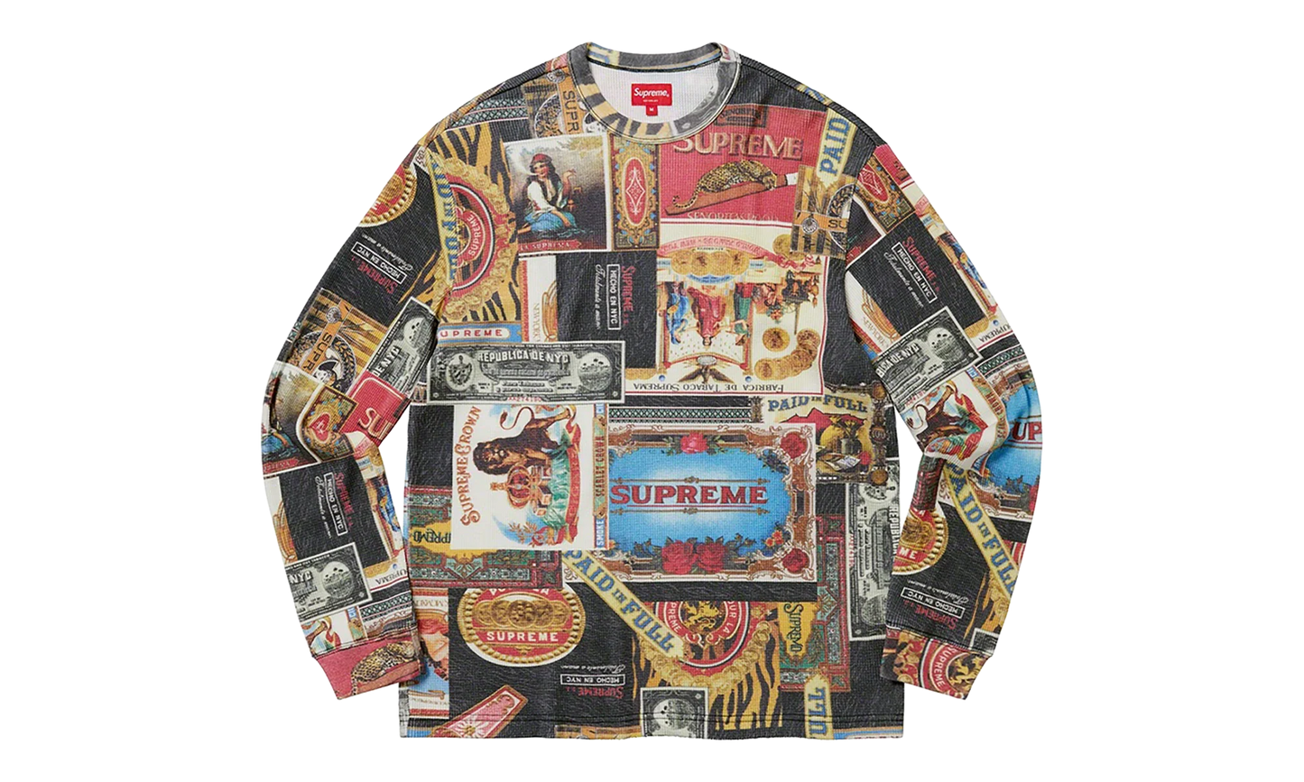 Republica Long Sleeve Thermal Shirt "FW22 - Black / Multicolor" SU27239