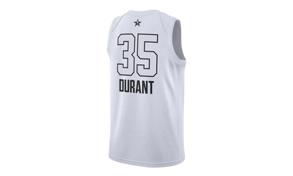 Air Jordan GS Warriors "2018 Allstar" Swingman Jersey GS "Durant - White" 9Z2B7BY4P DURANT