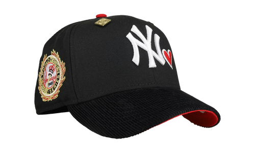 59FIFTY New York Yankees 1949 World Series Valentines Day Fitted Hat "Black / Red" NE226