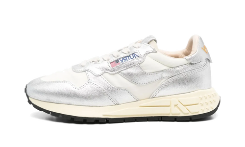 Reelwind Low Sneakers WMNS "Lamb Leather / Nylon White / Silver" WWLW AN01
