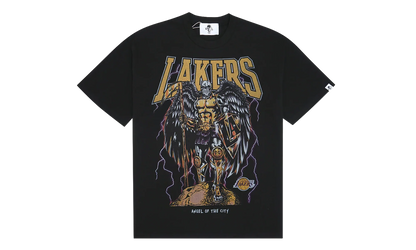 Angel of The City Lakers Short Sleeve Tee "Black" 201NBABLK815M