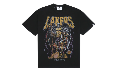 Angel of The City Lakers Short Sleeve Tee "Black" 201NBABLK815M