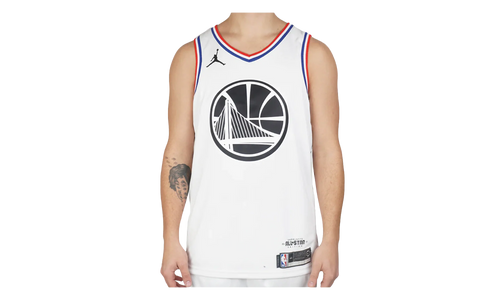 Air Jordan NBA GSW Curry All-Star Edition Swingman Jersey "White" BV3574 101