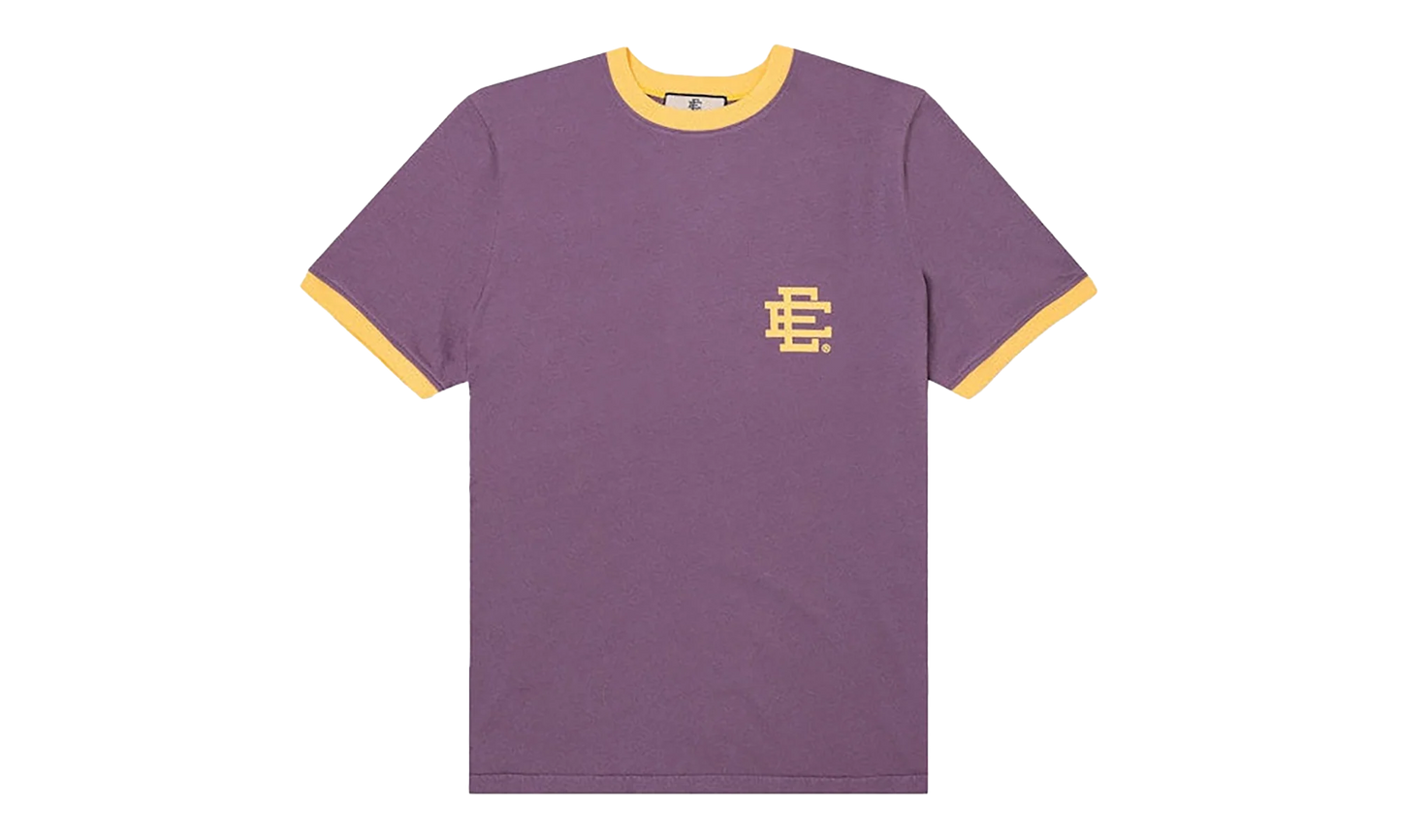 EE RINGER T-SHIRT "SS23 - Pale Purple/Light Yellow" EE522