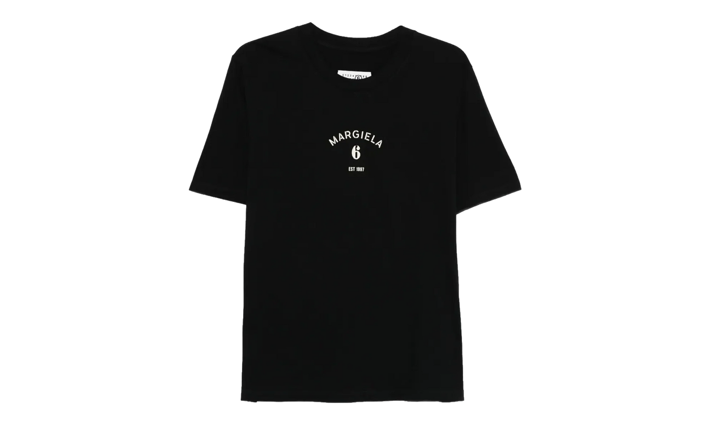 Margiela 6 Printed T-Shirt "Black" SH2GC0038 M20048 900