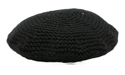 KNITTED BERET "Black" S50TC0072S18420900