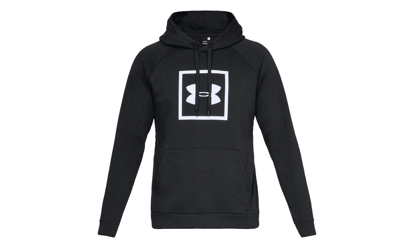 Rival Fleece Box Logo Hoodie "Black / White" 1329745 001