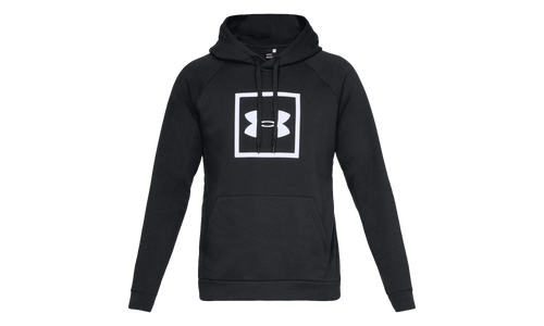 Rival Fleece Box Logo Hoodie "Black / White" 1329745 001