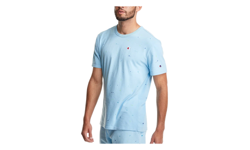 C-Life Heritage Paint Splatter T-Shirt "Candid Blue" T25969 549967 AZZC