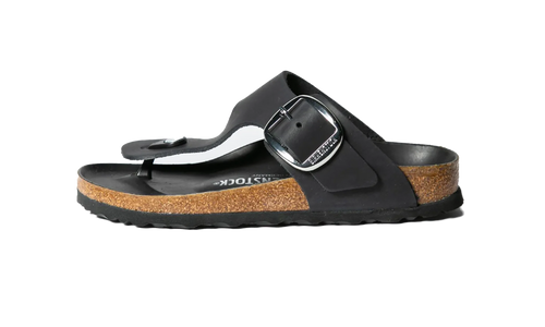Gizeh Big Buckle "Natural Leather Oiled - Black" 1023334