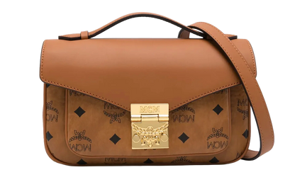 Medium Tracy Crossbody in Visetos "Cognac" MWRFSXT01CO001