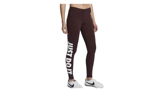Leg-A-See Just Do It Leggings WMNS "Deep Burgundy / White" AH2008 641
