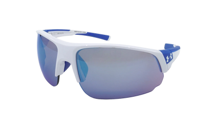 Changeup Dual Sunglasses "Gray Mirror - Shiny White / Royal Blue" S8650129 040