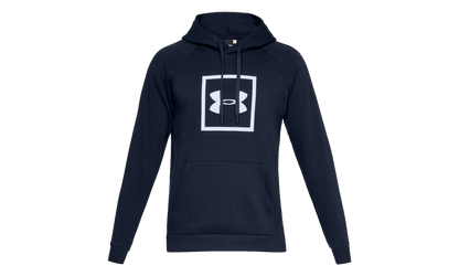 Rival Fleece Box Logo Hoodie "Academy / White" 1329745 408