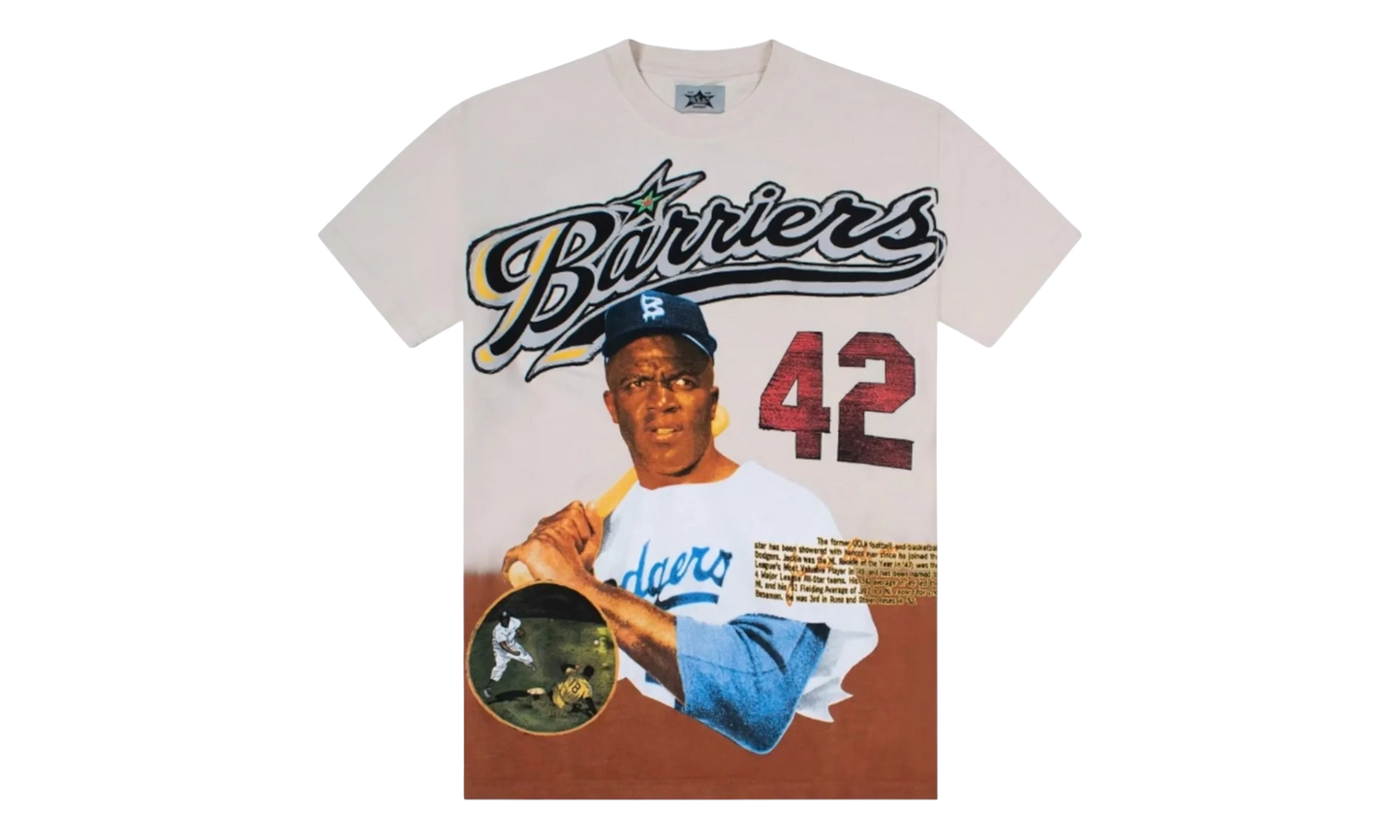 Jackie Robinson Tee "Brown" BAR47