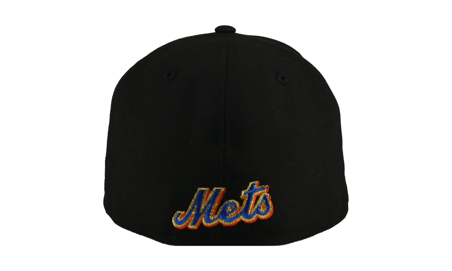 59FIFTY New York Mets 1986 World Series Fitted Hat "Black Celestial" NE181