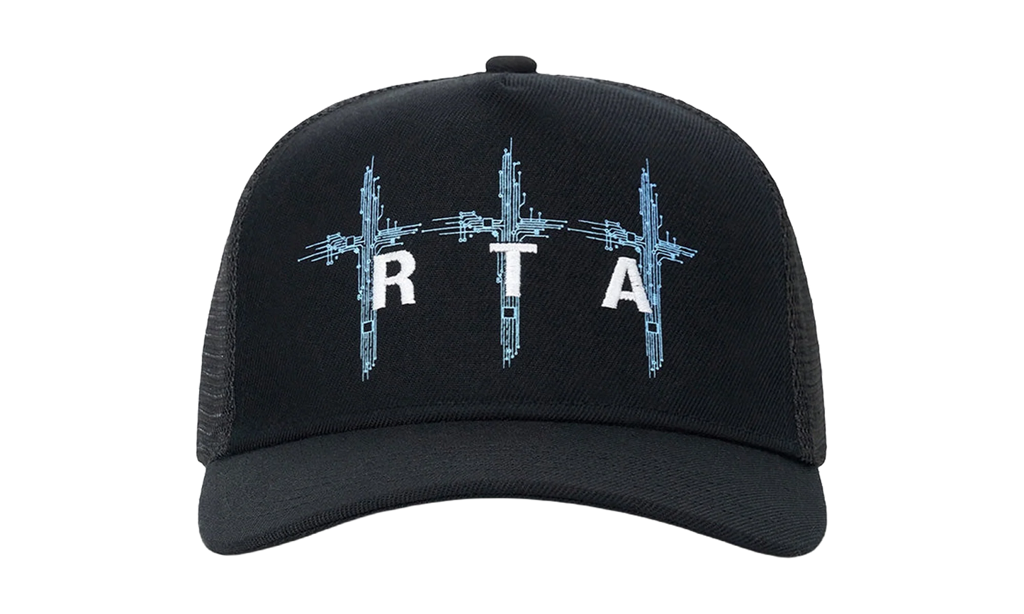 Gideon Trucker Hat "Black Triple Circuit Board Cross" MDGDW422 A1954BTCBC