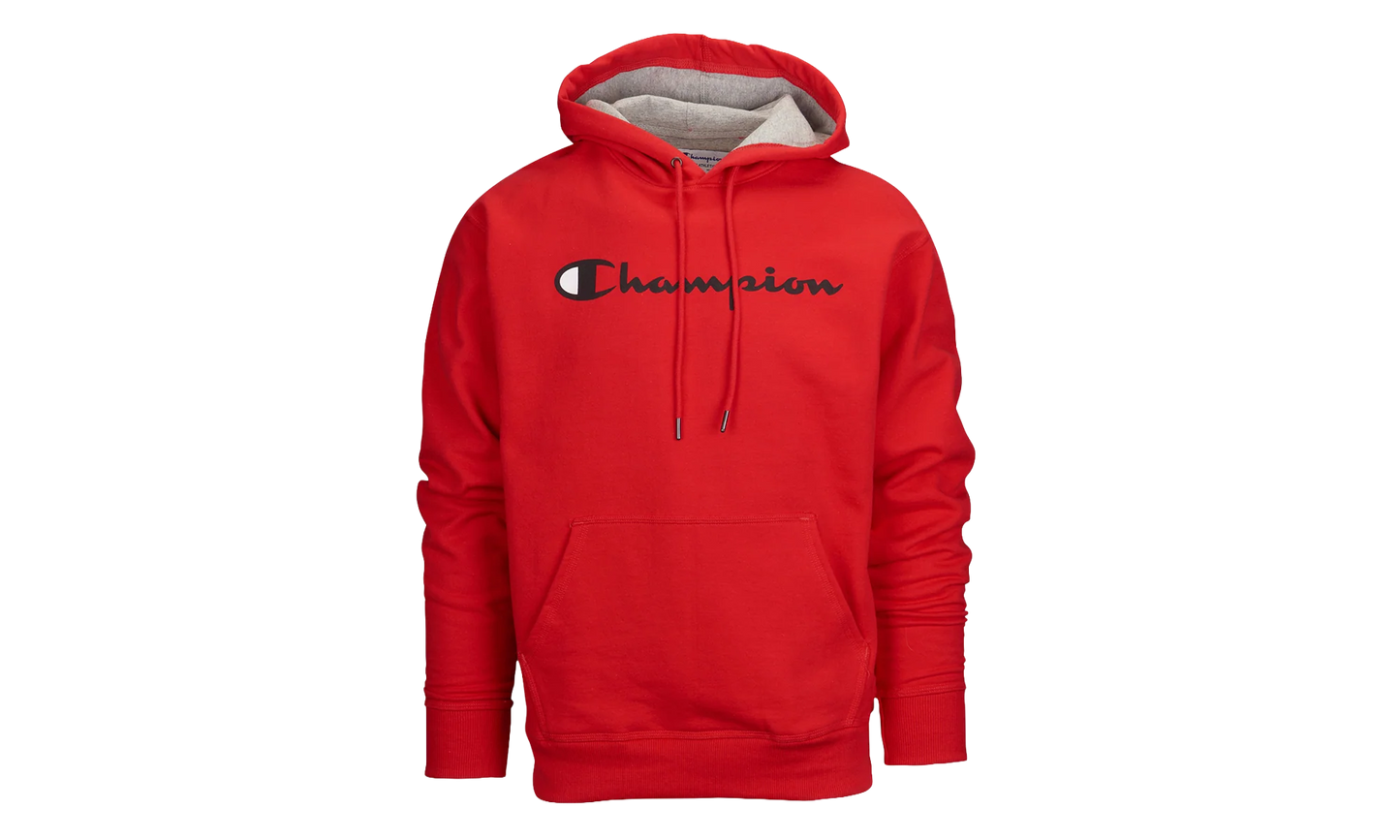 Powerblend Fleece Script Logo Hoodie "Red" GF89H Y067942WC