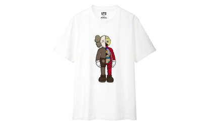 Uniqlo Flayed Tee "White" KAWS202501