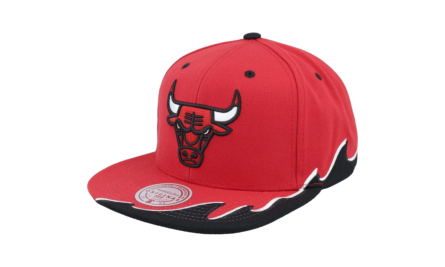 NBA Rising Tide Snapback Cap "Chicago Bulls - Red" HS8496 CBURED1