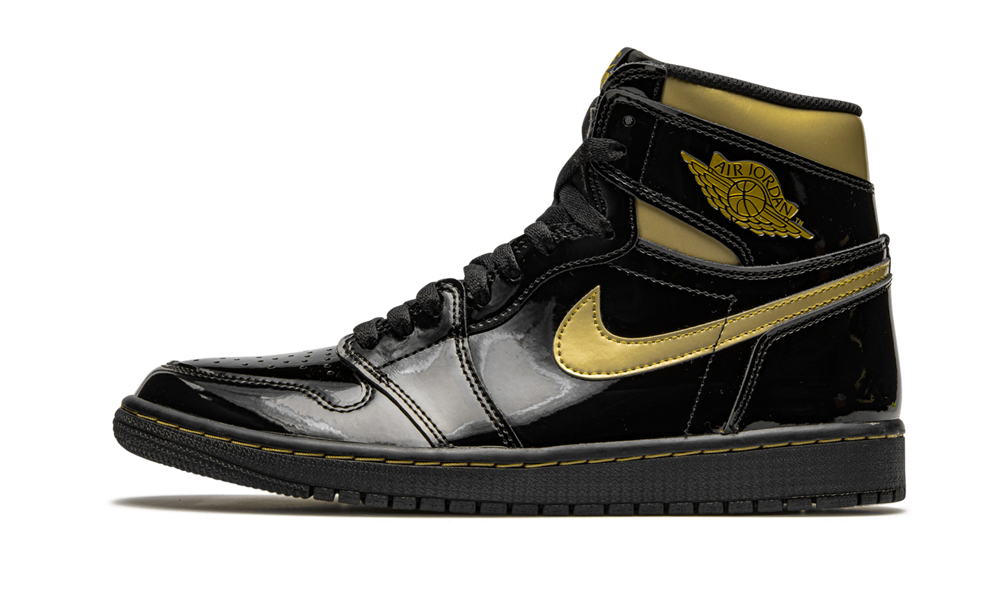 1 Retro High OG "Black Metallic Gold" 555088 032
