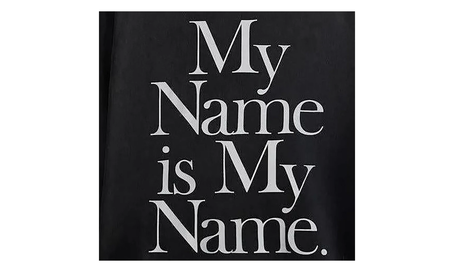 The Wire My Name Is My Name Vintage Longsleeve Tee "Black" KITH68