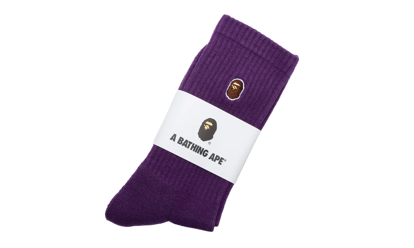 Ape Head Socks "Purple" 001SOK201001M PURPLE